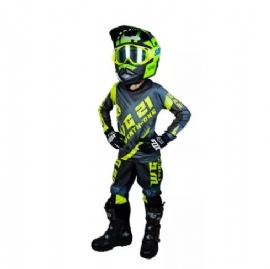 KIT CALCA CAMISA AMX INFANTIL WG NEON
