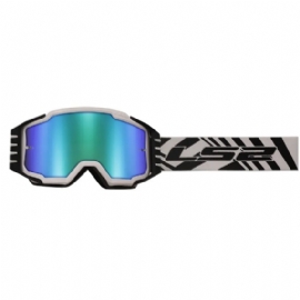OCULOS LS2 CHARGER PRO WHITE IRIDIUM VISOR