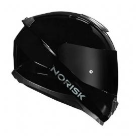 CAPACETE NORISK RAZOR SOLID BLACK DARK GREY