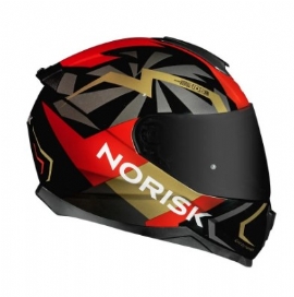 CAPACETE NORISK RAZOR GODSPEED RED GOLD
