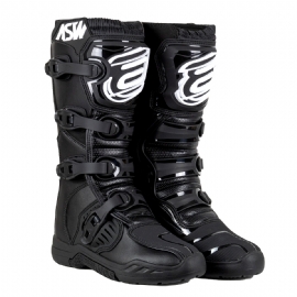 BOTA ASW IMAGE ENDURO PRETO BRANCO