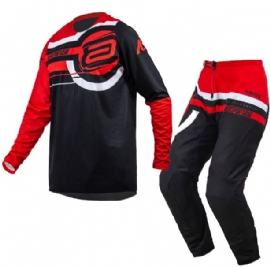 KIT CALCA CAMISA ASW IMAGE TARGET PRETO VERMELHO BRANCO