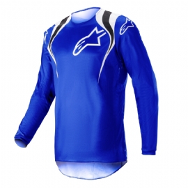 CAMISA ALPINESTARS FLUID NARIN AZUL BRANCO