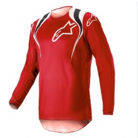 CAMISA ALPINESTARS FLUID NARIN VERMELHO BRANCO