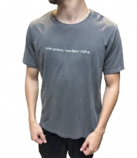 CAMISETA NAO POSSO ESTONADA CHUMBO WIDE OPEN
