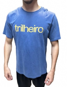 CAMISETA TRILHEIRO ESTONADA AZUL WIDE OPEN