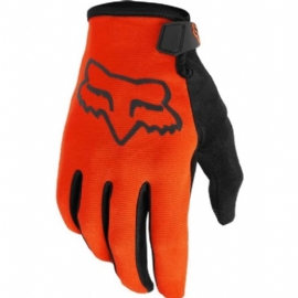 LUVA FOX INFANTIL RANGER LARANJA FLUOR