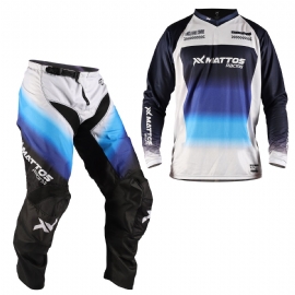 KIT CALCA CAMISA MATTOS RACING CREATION AZUL