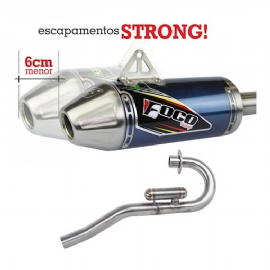 ESCAPAMENTO CRF230 STRONG FOCO RACING