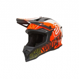CAPACETE ASW FUSION 20 DASH PRETO LARANJA BRANCO