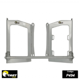 PROTETOR RADIADOR GASGAS MC250 / MC125 / EX450F / EX350F / EX250F / EC250F / EC350F / EC250 / EC300 HUSQVARNA FE350 / F250 24 KTM SX125 / SX250 / SX300 / SXF250 / SXF350 / SXF450 23 EXCF450 / EXCF350 / EXCF250 / EXC300 / EXC250 24 ALUMINIO START RACING