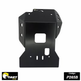 PROTETOR MOTOR KTM / HUSQVARNA 2T 16/19 GASGAS EC250 / EC300 21/22 PREMIUM ALUMINIO PRETO START RACING