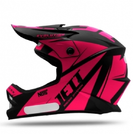 CAPACETE MOTOCROSS JETT INFANTIL EVOLUTION NEON ROSA