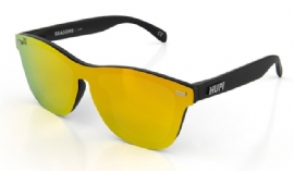 OCULOS HUPI SEASONS PRETO LENTE DOURADA ESPELHADO