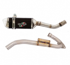 ESCAPAMENTO CRF250F MS1 PRETO BICO INOX VIOLA RACING