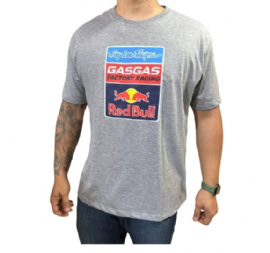CAMISETA FACTORY RACE WEAR TROY GASGAS RED BULL CINZA