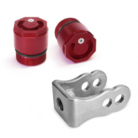 COMBO ALONGADOR DE SUSPENSAO TRASEIRA / DIANTEIRA CRF250F / XR250 TORNADO BIKER