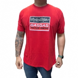 CAMISETA FACTORY RACE WEAR TROY GASGAS VERMELHA