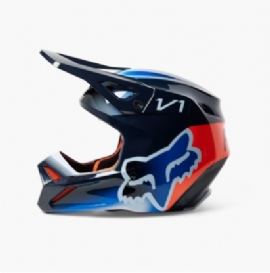 CAPACETE FOX V1 TOXSYK AZUL