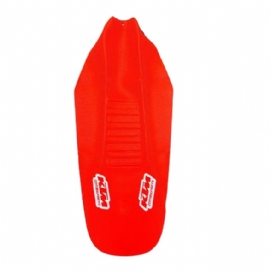 CAPA BANCO KTM SX / SXF / XCF / XC 23/25  EXC / EXCF 24/25 ULTRA GRIP FACTORY VULCANIZADA LARANJA NEON C/ ETIQUETA ZOMBIE LOGO KTM G