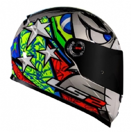 CAPACETE LS2 FF358 ALEX BARROS SILVER