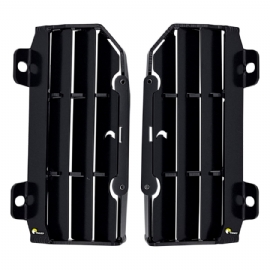 PROTETOR RADIADOR FRONTAL KTM / GASGAS / HUSQVARNA 24 PREMIUM ALUMINIO PRETO START RACING
