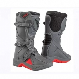 BOTA RED DRAGON FORZA MX INFANTIL CINZA