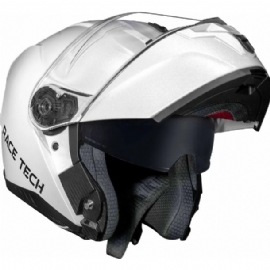 CAPACETE RACE TECH SIGNAL MONOCOLOR WHITE