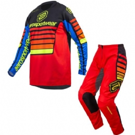 KIT CALCA  CAMISA ASW IMAGE RELAY 25 VERMELHO PRETO AZUL