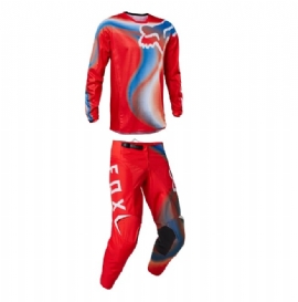 KIT CALCA CAMISA FOX 180 TOXSYK VERMELHO