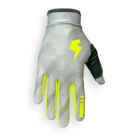 LUVA STORM SEQUEEZE RAMPAGE CINZA AMARELO FLUOR