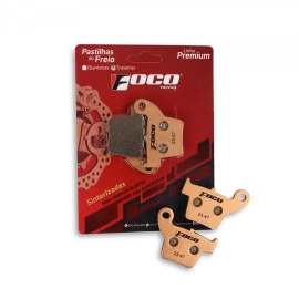 PASTILHA FREIO CR125 / CR250 02/07 CRF250R/CRF250X/CRF450/CRF250F TRASEIRA SINTERIZADA FOCO RACING