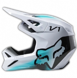 CAPACETE FOX V1 TOXSYK BRANCO