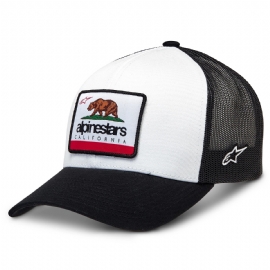 BONE ALPINESTARS CALI 20 BRANCO PRETO