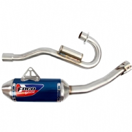 ESCAPAMENTO CRF230 PULSE AZUL ALTO BRILHO FOCO RACING