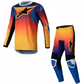 KIT CALCA CAMISA ALPINESTARS FLUID 25 WURX MULTICOLOR