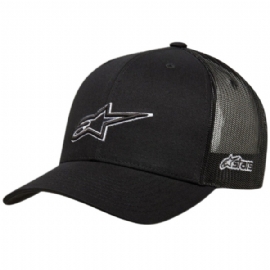 BONE ALPINESTARS AGELESS OUTLINE TRUCKER PRETO PRETO