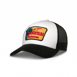 BONE ALPINESTARS HARDWARE TRUCKER BRANCO PRETO