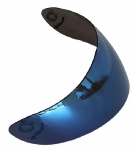 VISEIRA CAPACETE LS2 FF350 / MHR BLADE INJETADA IRIDIUM AZUL POLIVISOR