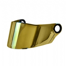 VISEIRA CAPACETE LS2 FF358 / FF396 / HELT STRADA INJETADA DOURADO POLIVISOR