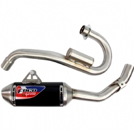 ESCAPAMENTO CRF250F PULSE PRETO ALTO BRILHO FOCO RACING