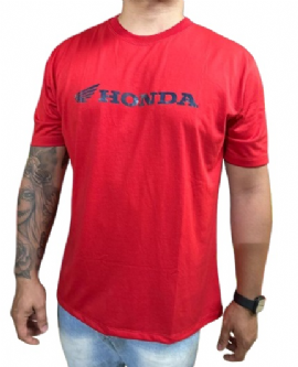 CAMISETA FACTORY RACE WEAR HONDA SOLID VERMELHA