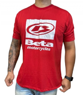 CAMISETA FACTORY RACE WEAR BETA RACING VERMELHA