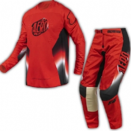 KIT CALCA CAMISA ASW PODIUM 25 GHOST VERMELHO PRETO BRANCO