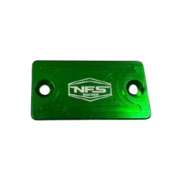 TAMPA RESERVATORIO FREIO DIANTEIRO KX125 / KX250 03/20 KXF250 / KXF450 06/18 YZF250 / YZF450 01/07 RMZ250 / RMZ450 04/19 RETANGULAR ALUMINIO NFS