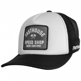 BONE FASTHOUSE HAVEN TRUCKER PRETO BRANCO