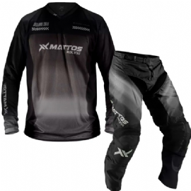 KIT CALCA CAMISA MATTOS RACING CREATION PRETO