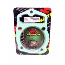 FLANGE CILINDRO PINO CURSADO XR250 TORNADO / XRE300 / CB300R / CBX250 TWISTER 1MM MASTER E CIA
