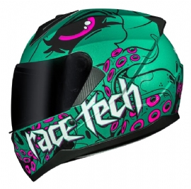 CAPACETE RACE TECH SECTOR KRAKEN GREEN PINK