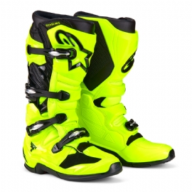 BOTA ALPINESTARS TECH 7 AMARELO FLUO PRETO